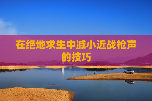 在绝地求生中减小近战枪声的技巧