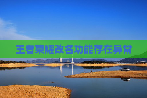 王者荣耀改名功能存在异常