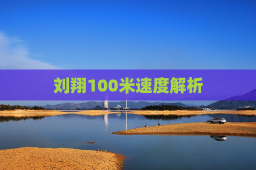 刘翔100米速度解析