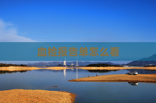 血检报告单怎么看