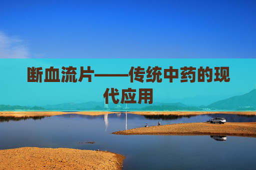 断血流片——传统中药的现代应用