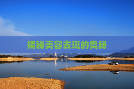 揭秘美容去斑的奥秘