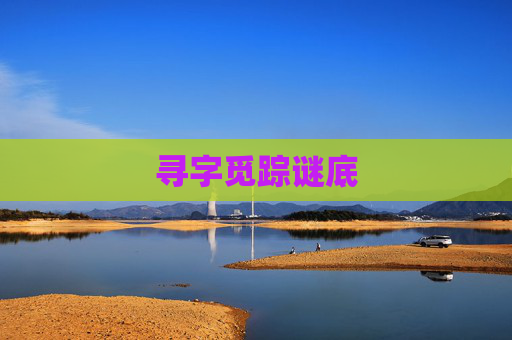 寻字觅踪谜底