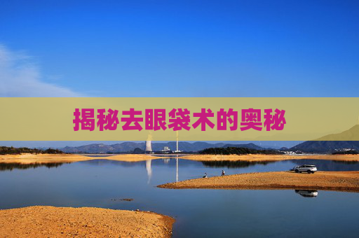 揭秘去眼袋术的奥秘