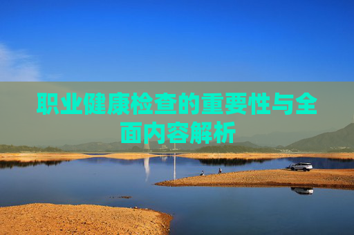 职业健康检查的重要性与全面内容解析