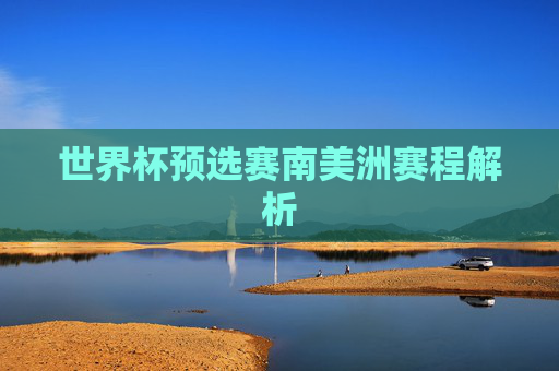 世界杯预选赛南美洲赛程解析